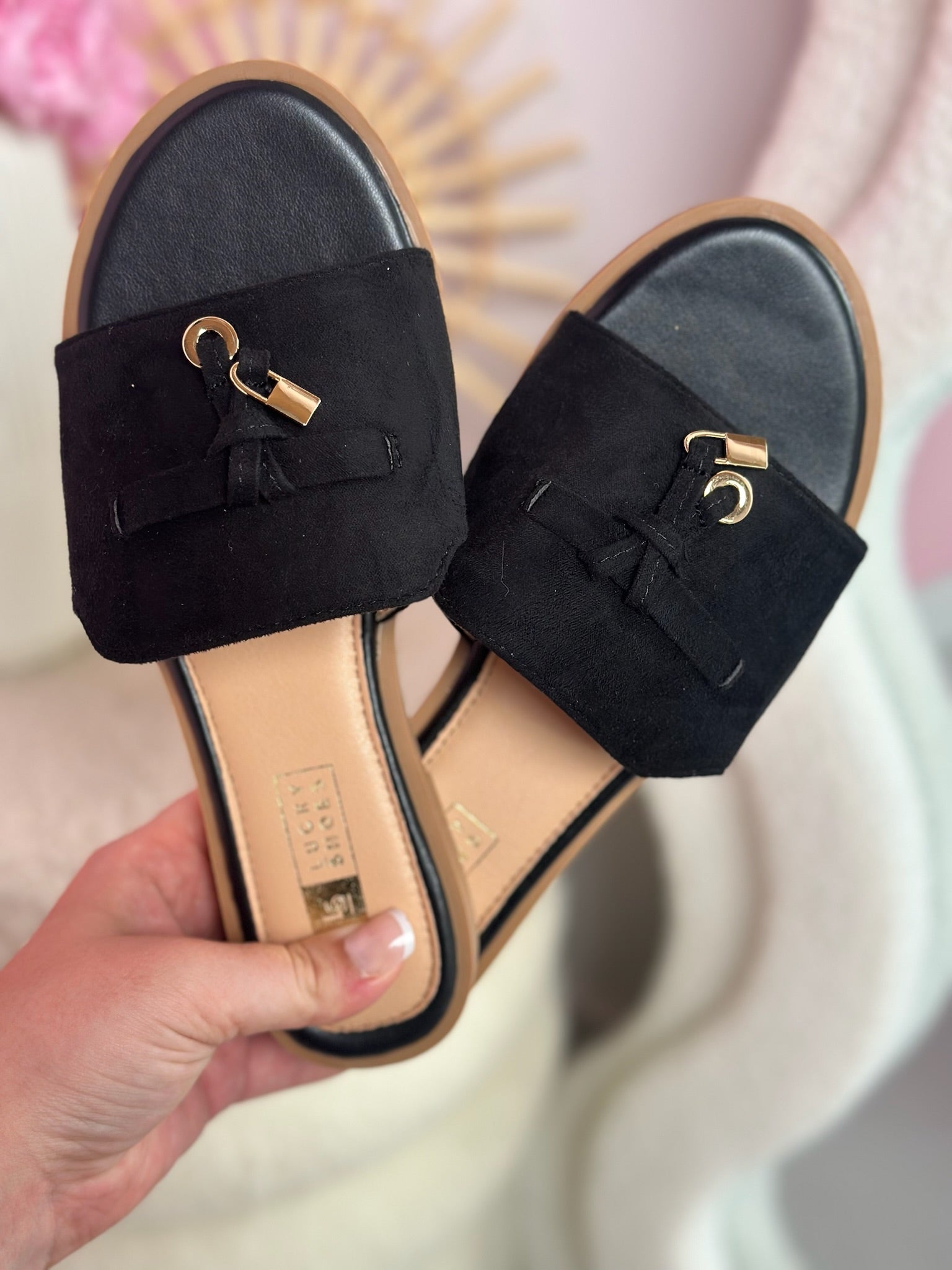 Bliss Black Slides