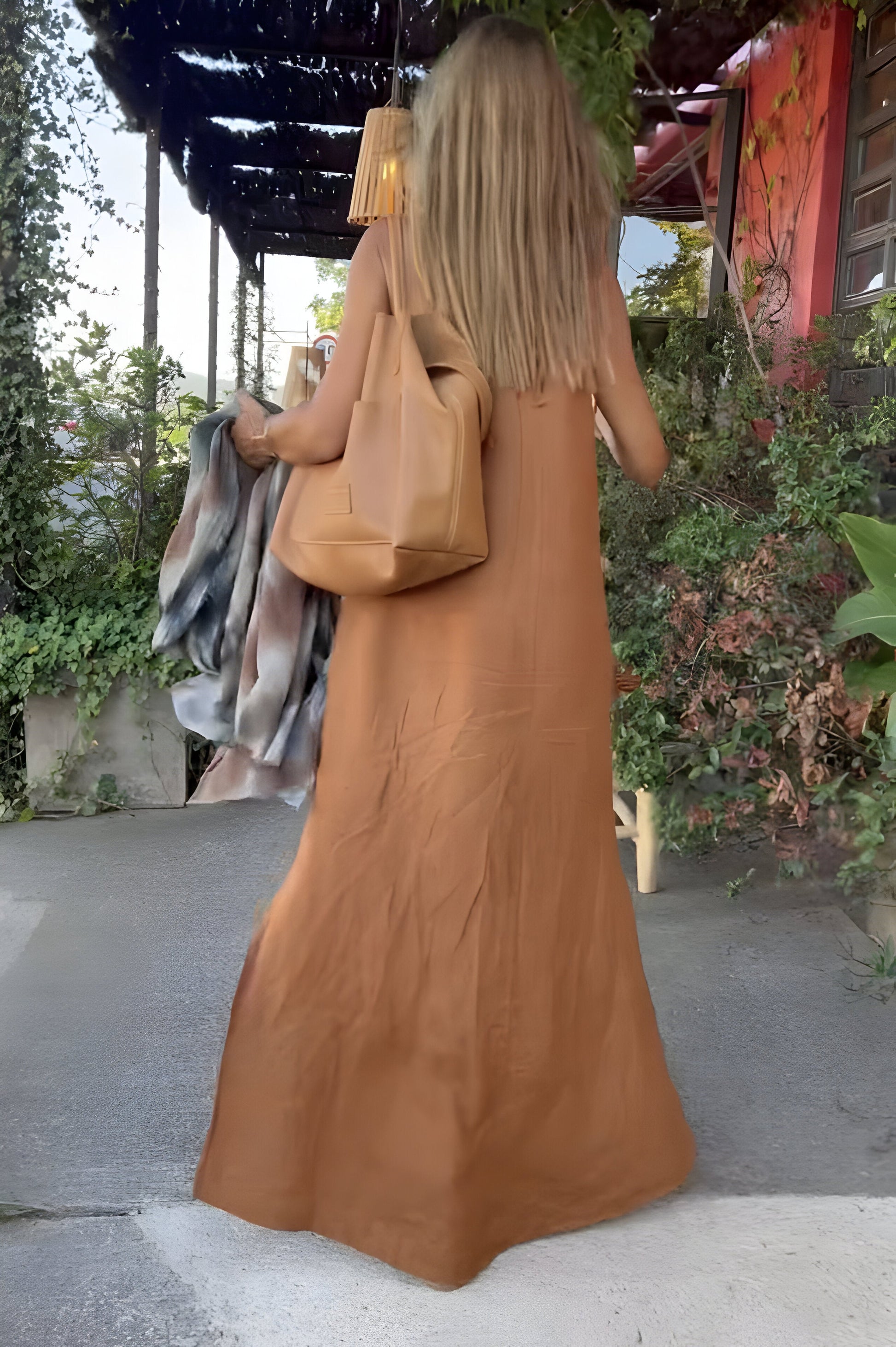 Elina™ | Luchtige Halterjurk van Katoenenmix