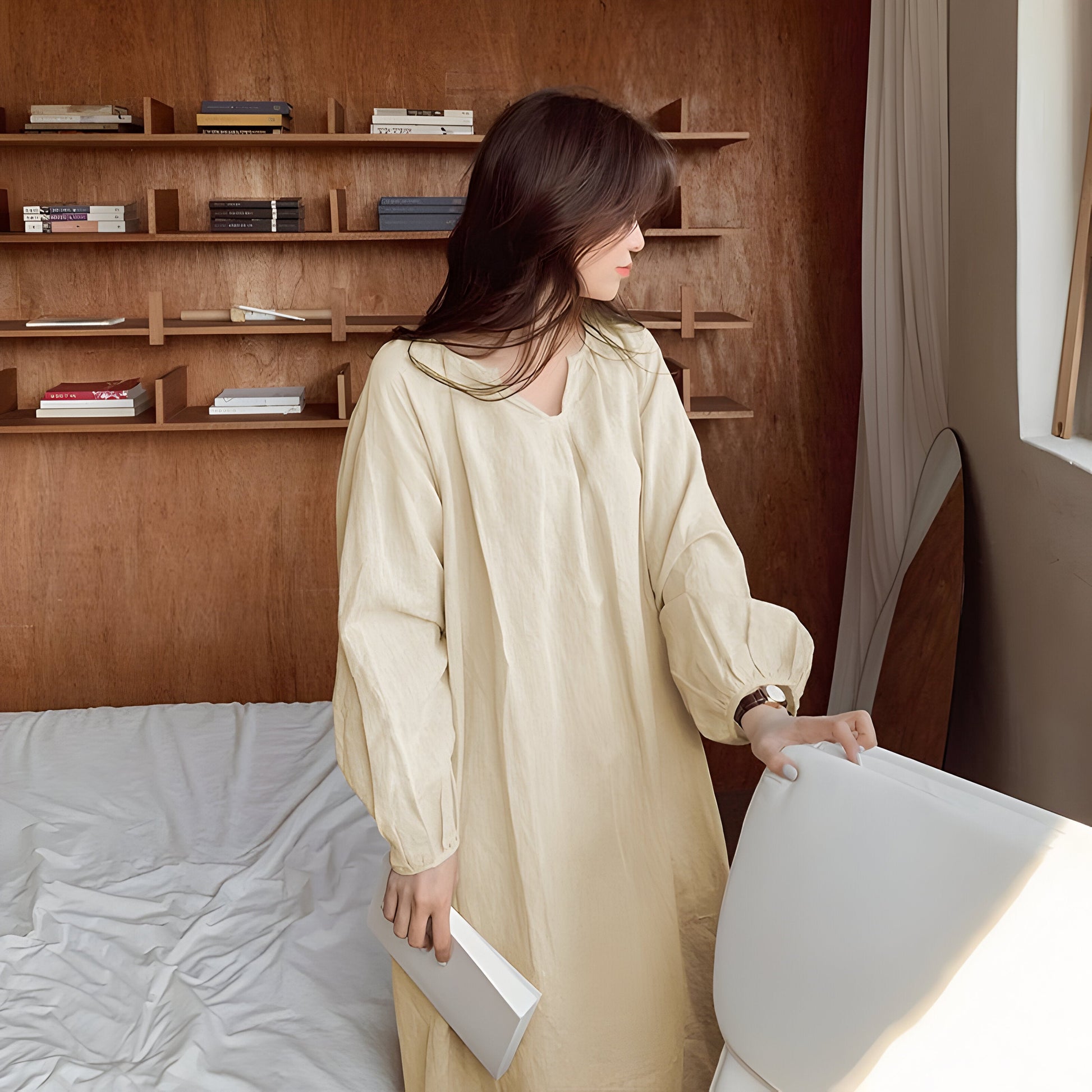 Sohye™ | Elegante Loungejurk van Katoen