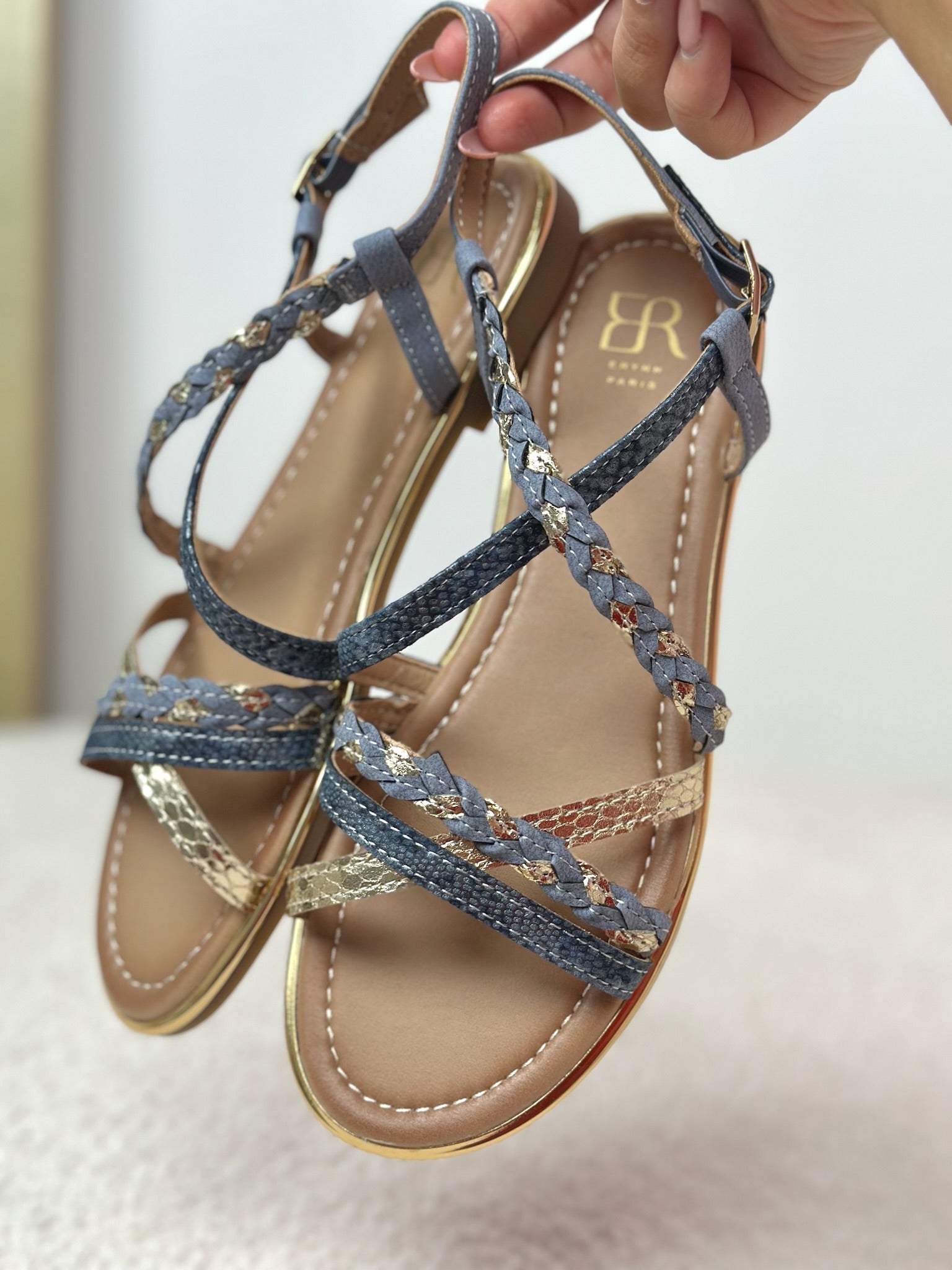 Shanina Blue Sandaal