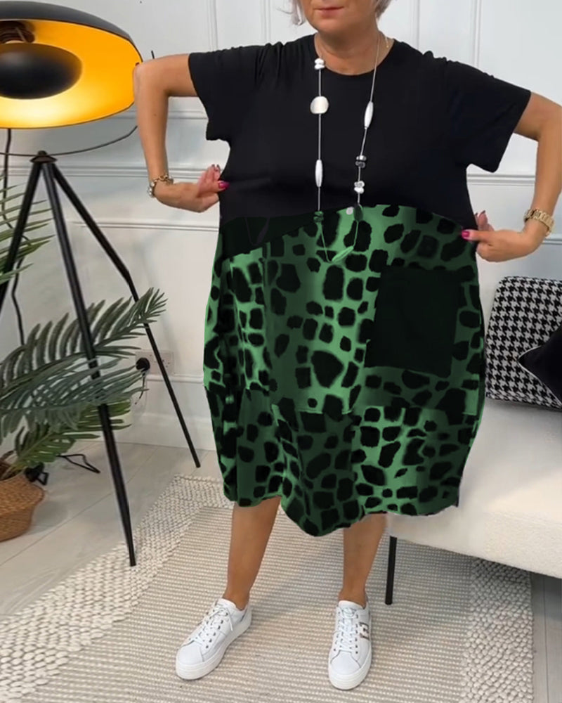 Naomi™ | Casual Printjurk met Ronde Hals