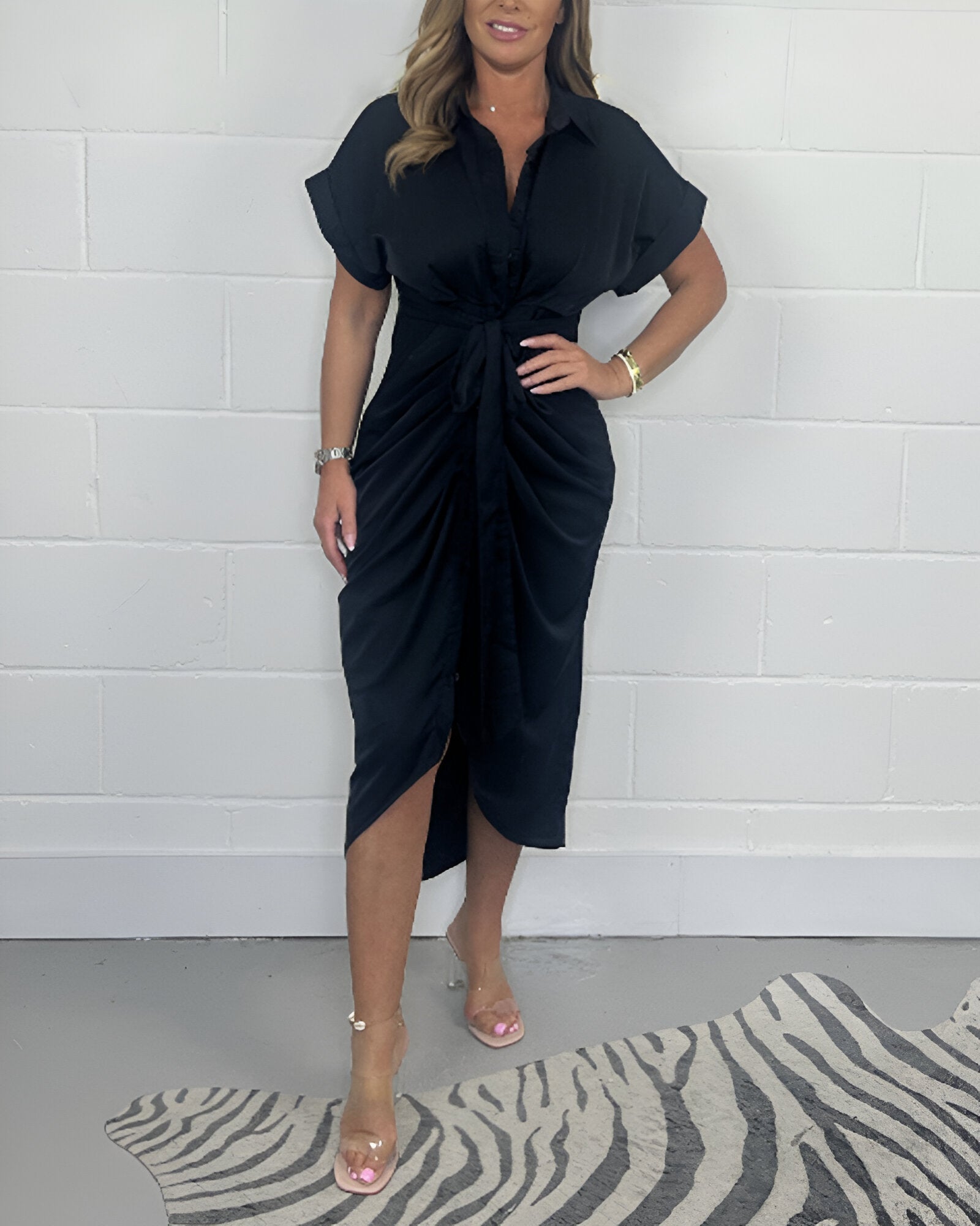 Valerie™ | Elegant Geplooide Jurk