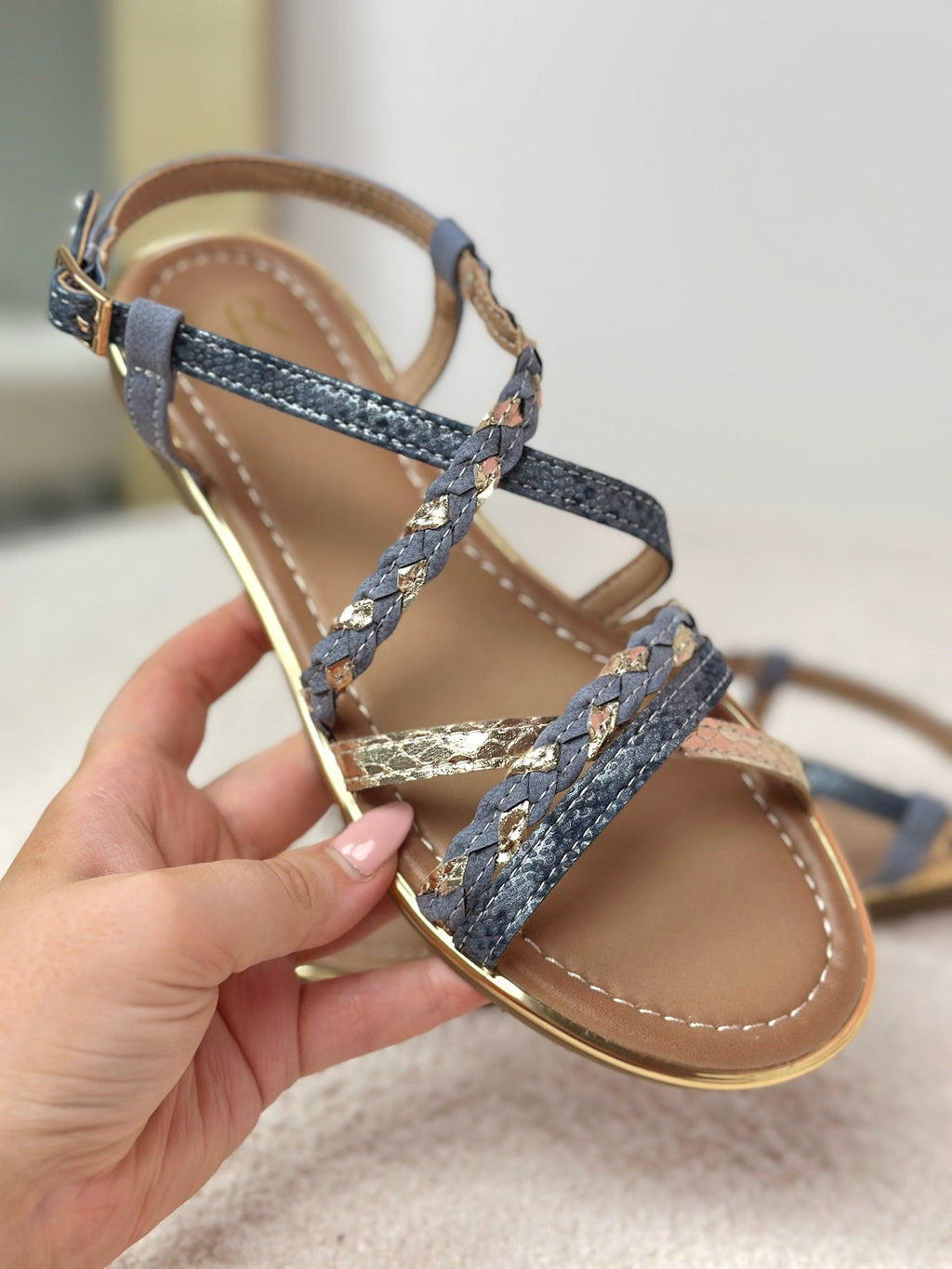 Shanina Blue Sandaal