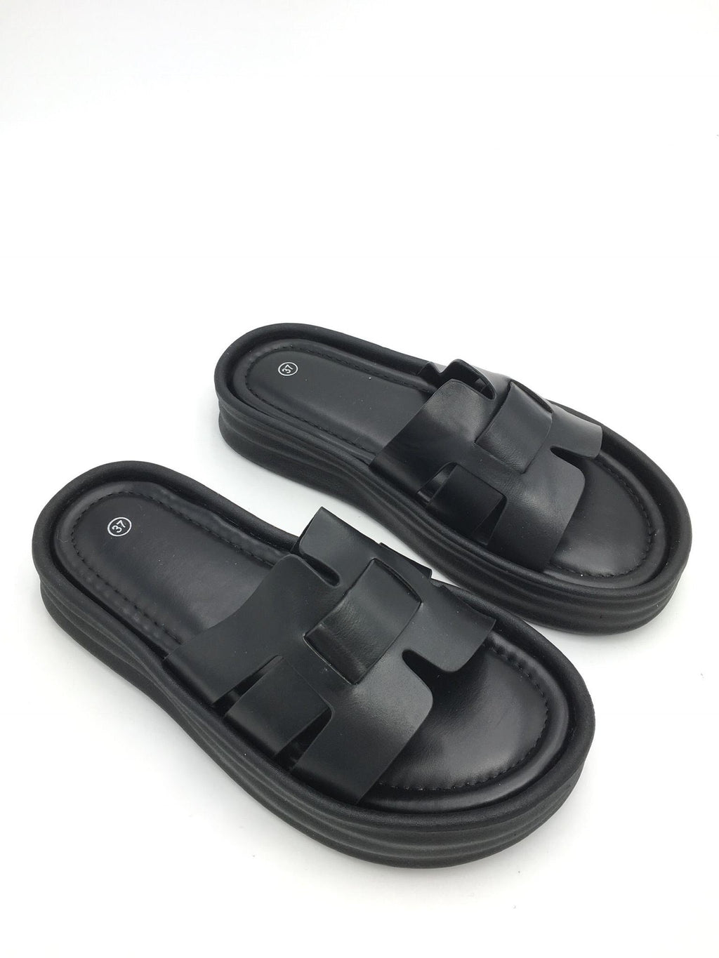 Ines Black Slipper