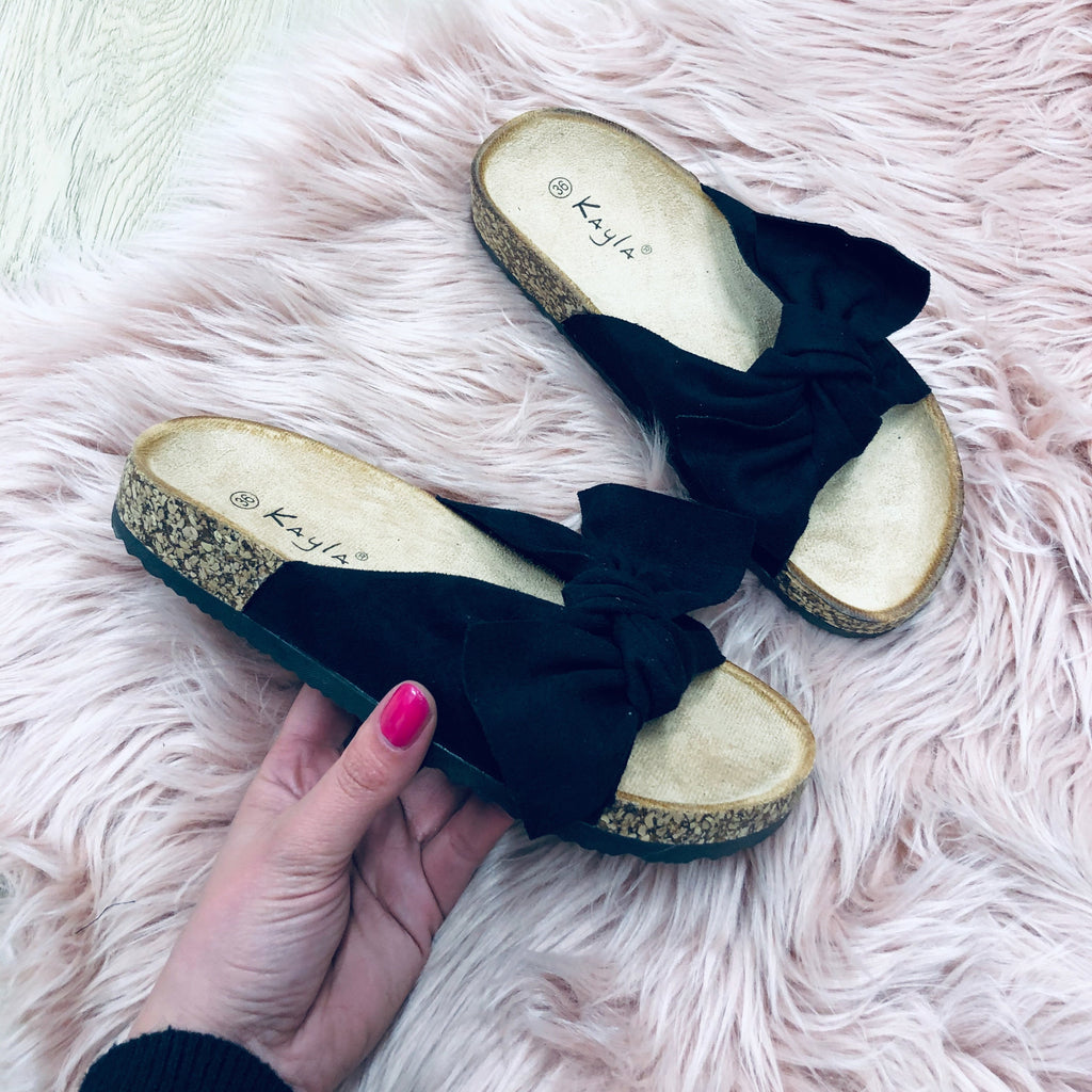 Romi Black Slipper