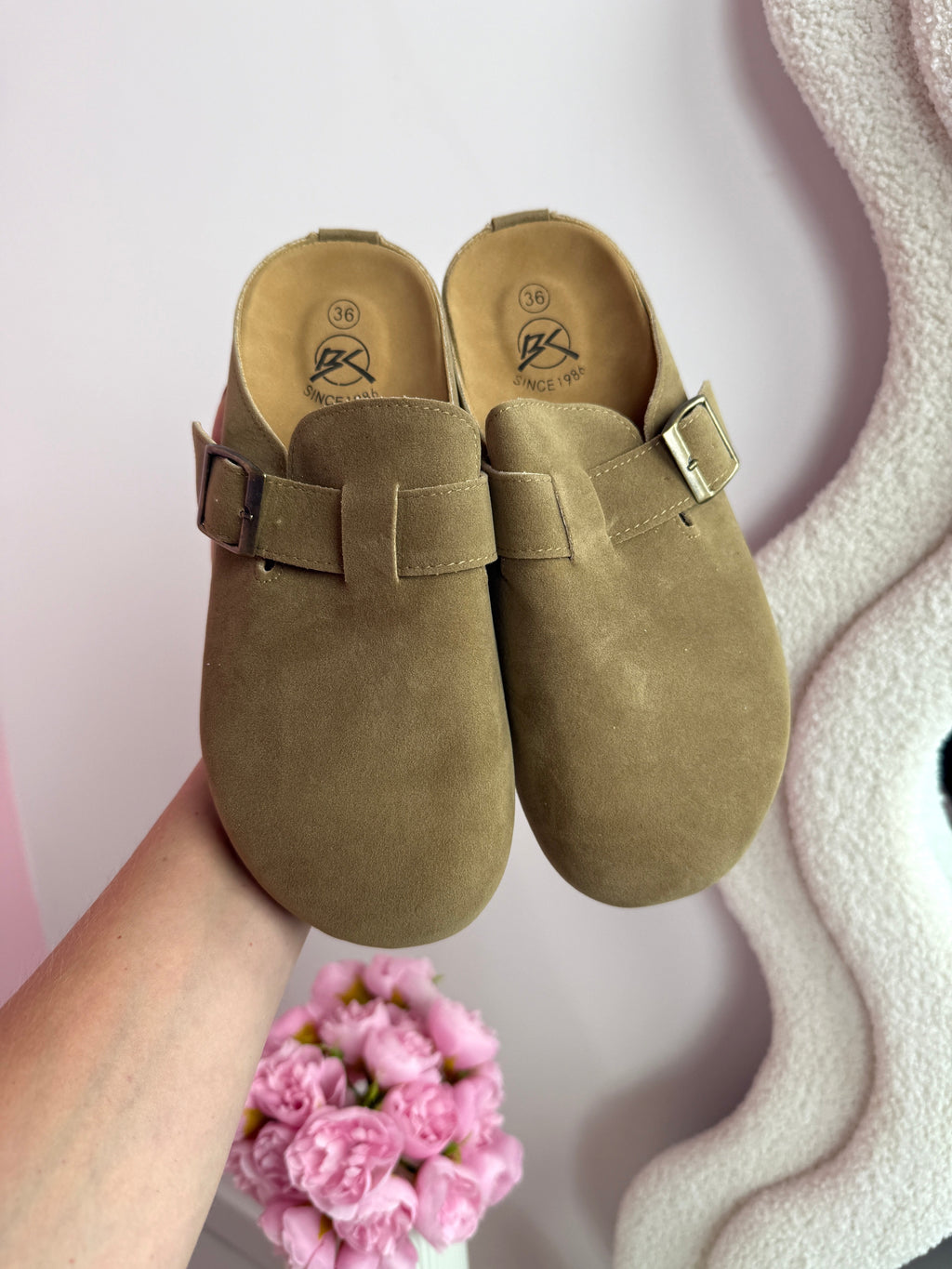 Flexi Khaki Slides