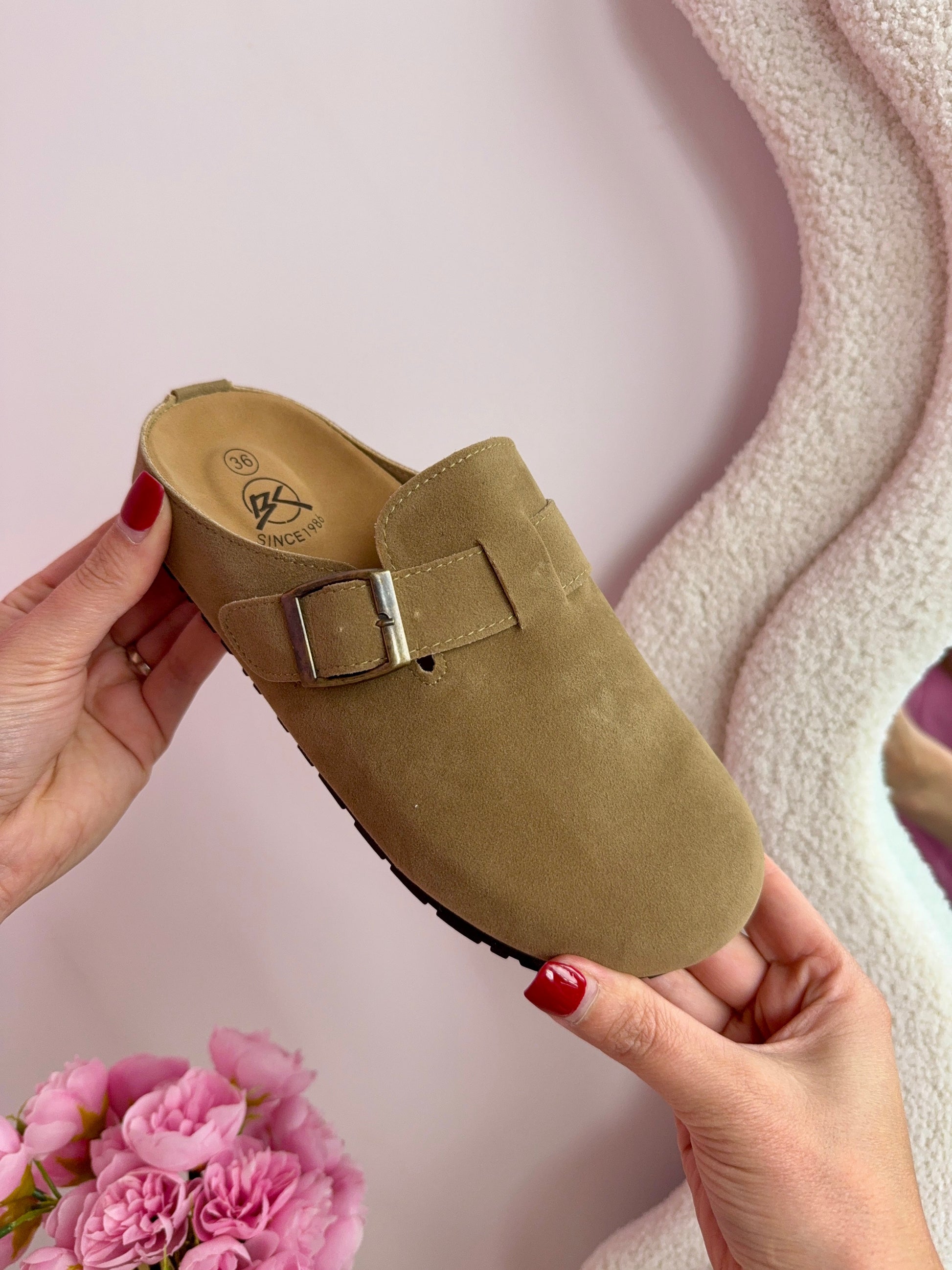 Flexi Khaki Slides