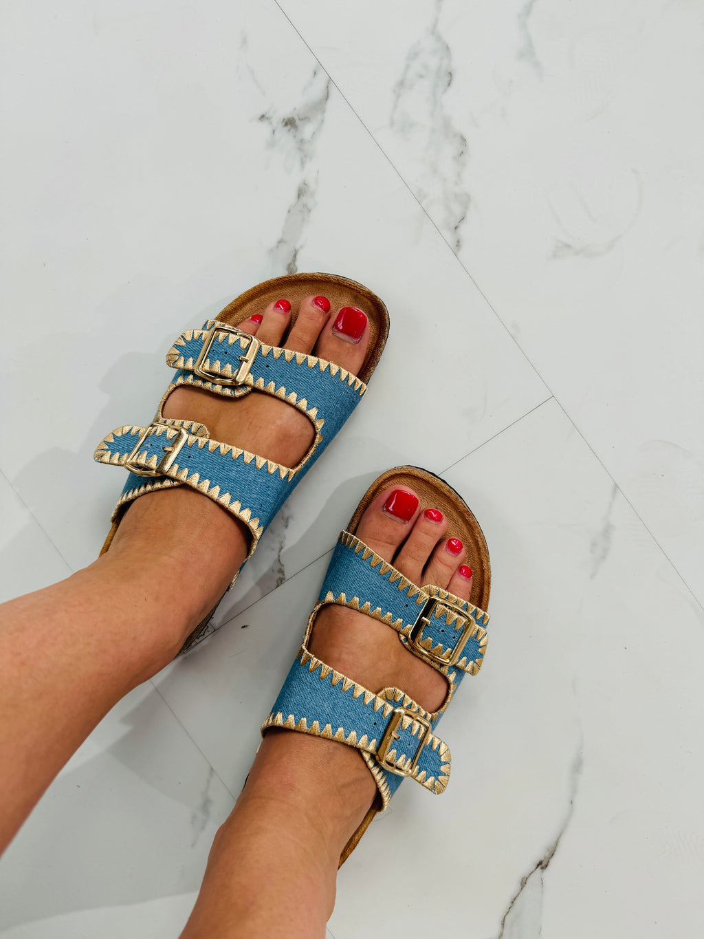 Marlin Denim Slipper