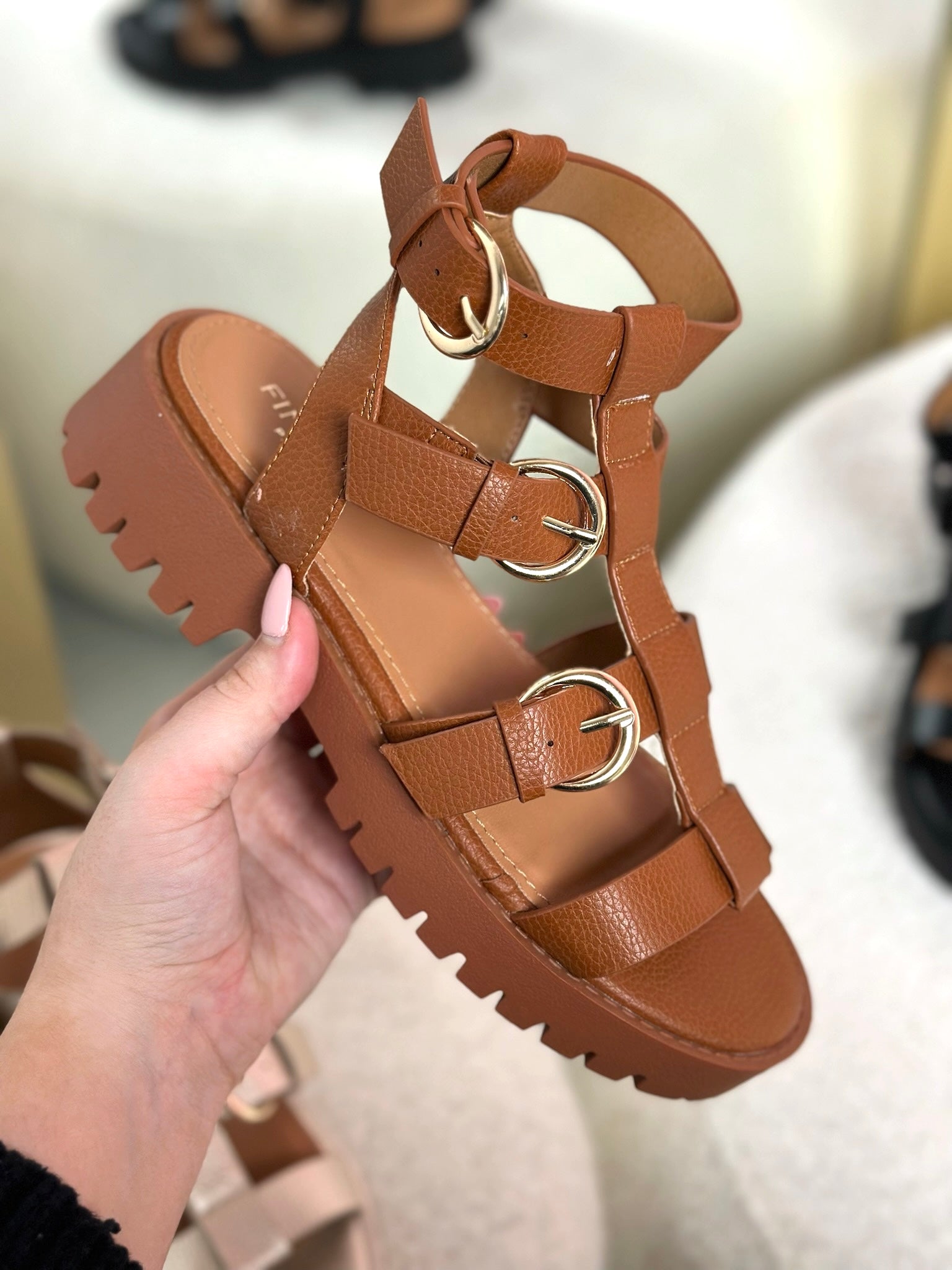 Anika Camel Sandaal