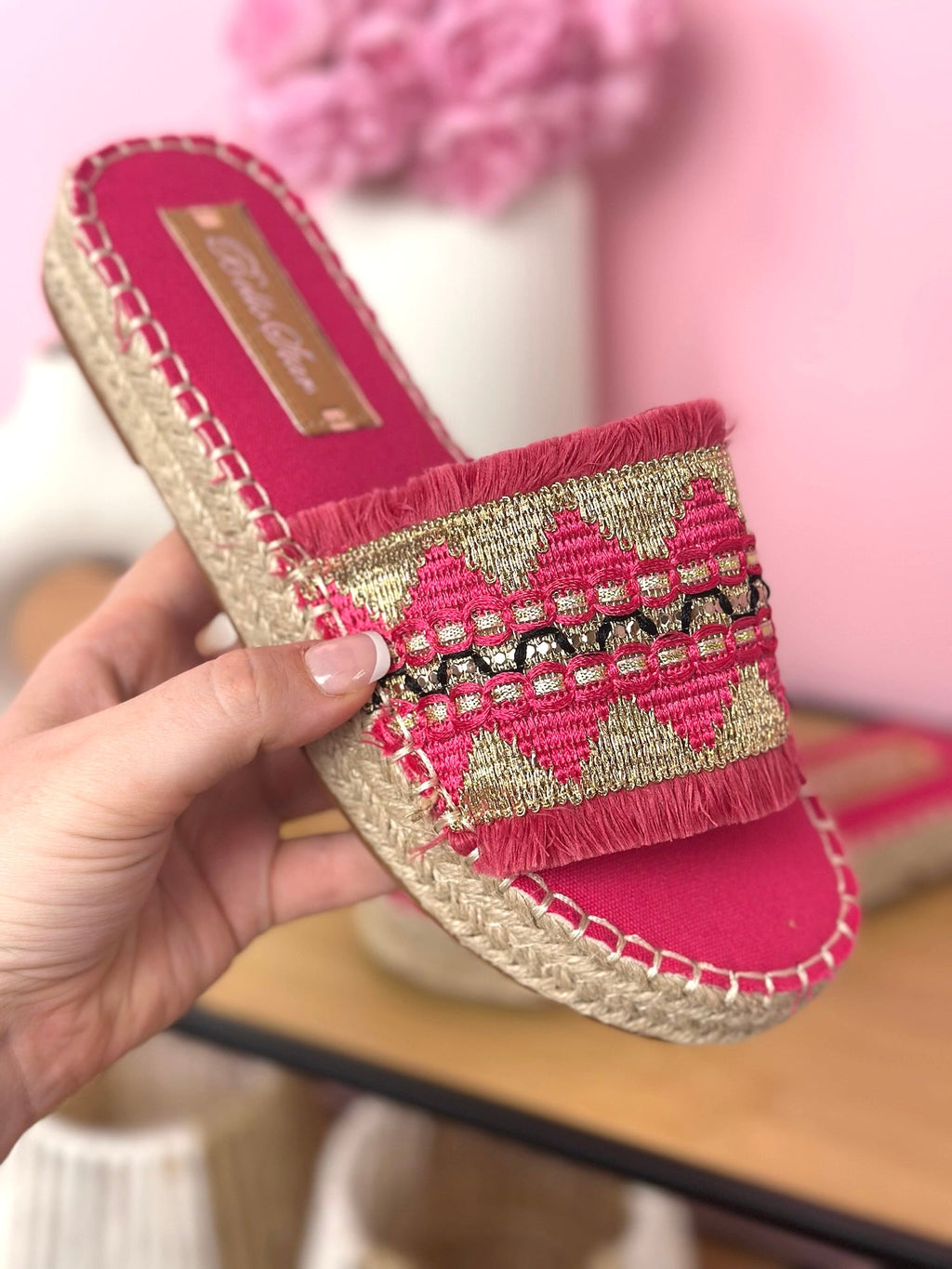 Gaby Fuchsia Slippers