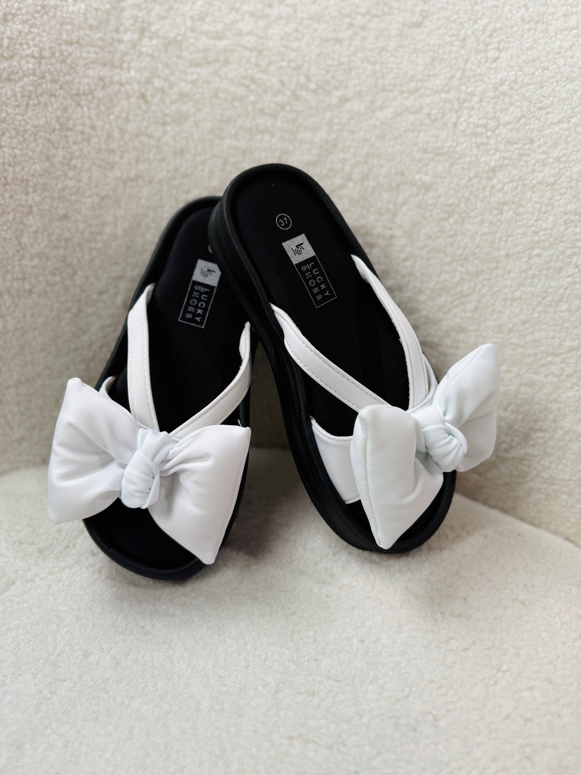 Kathleen White Slipper