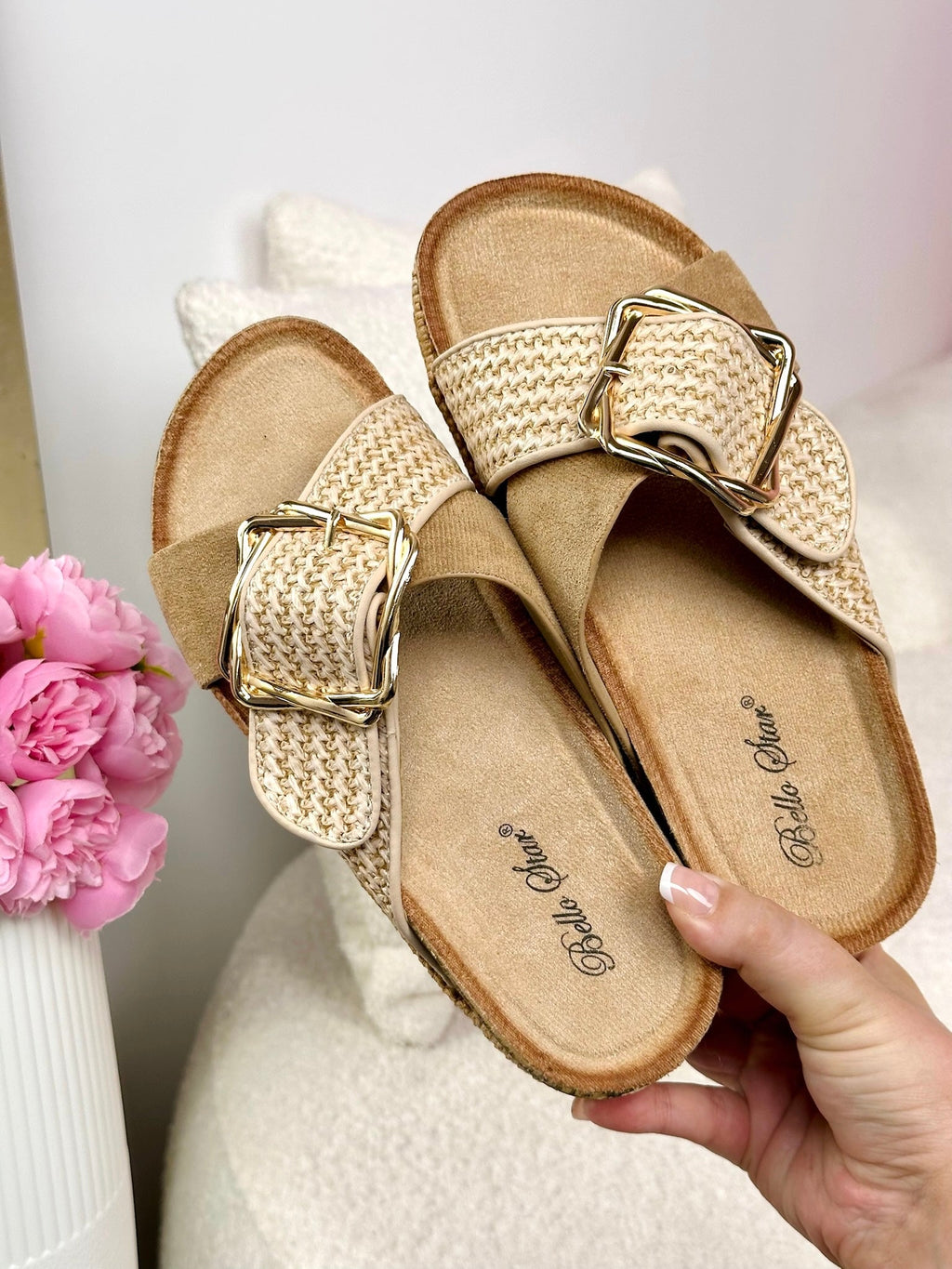 Felicia Khaki Slides