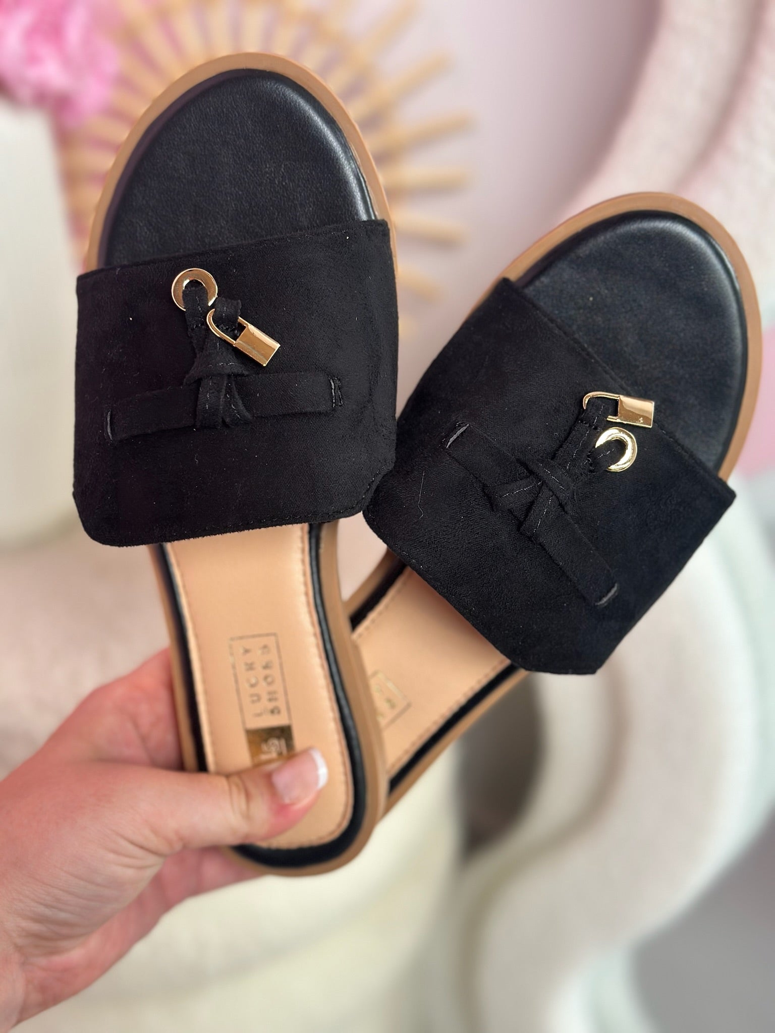 Bliss Black Slides