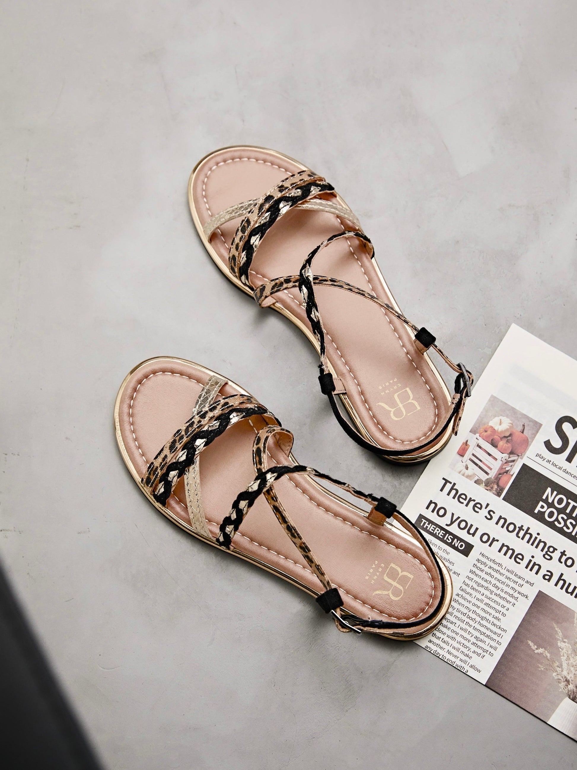 Shanina Black Sandaal