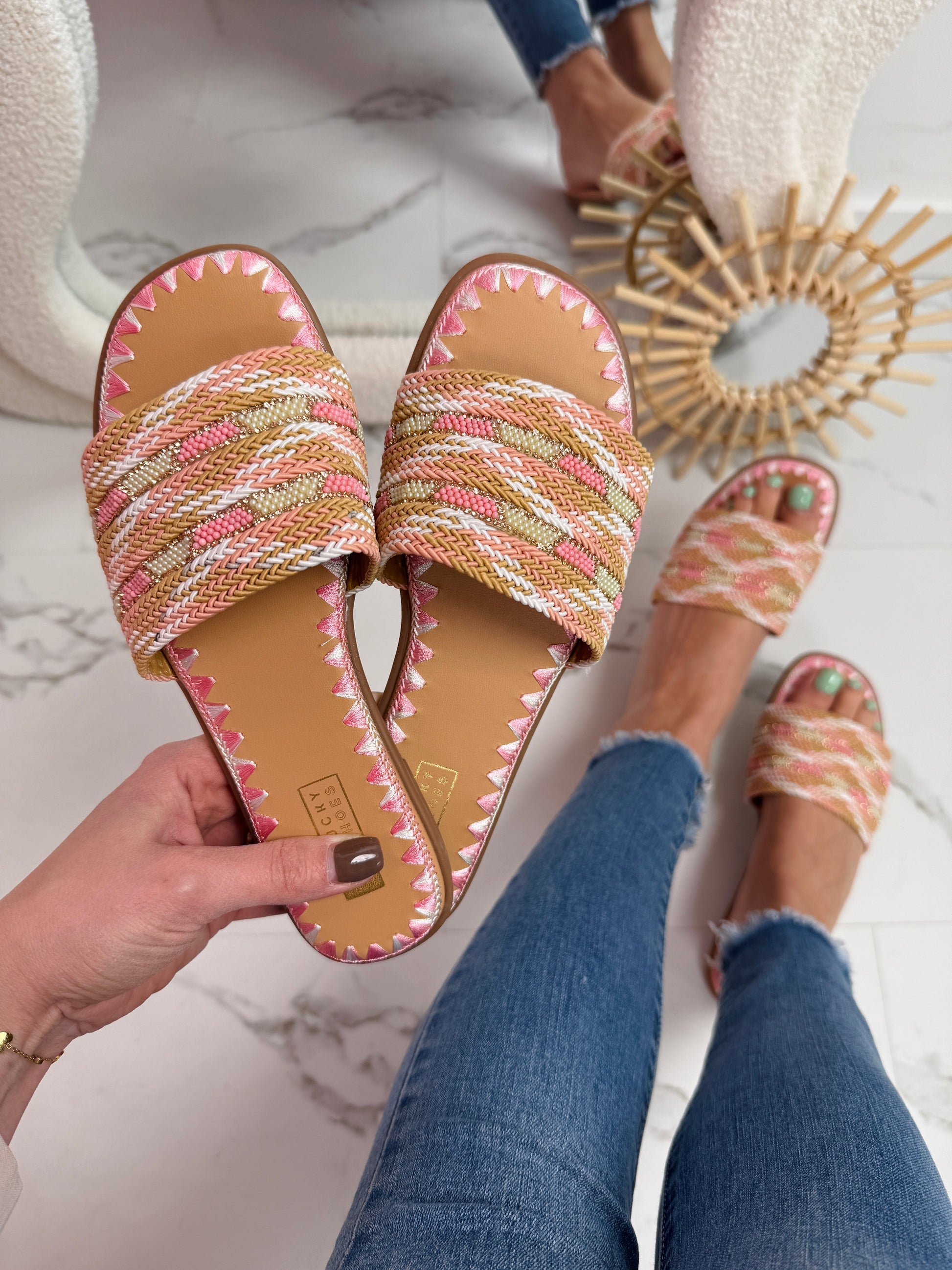 Lian Pink Slipper