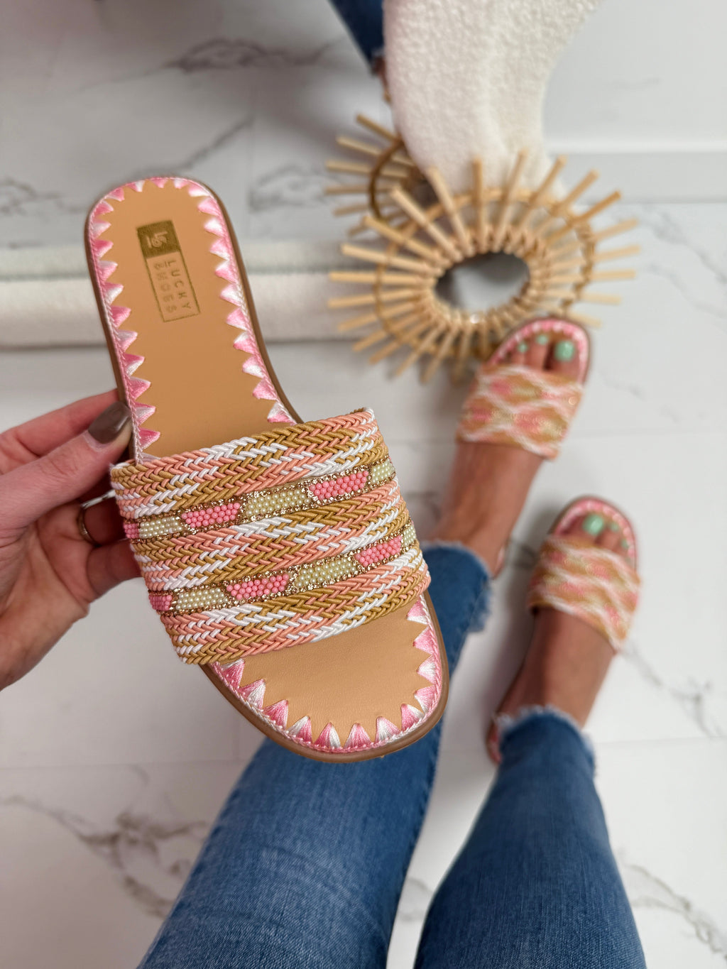 Lian Pink Slipper