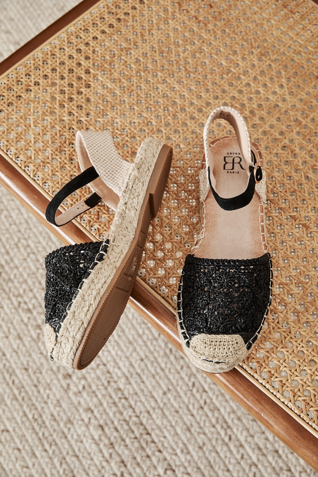 Isadora Black Espadrille