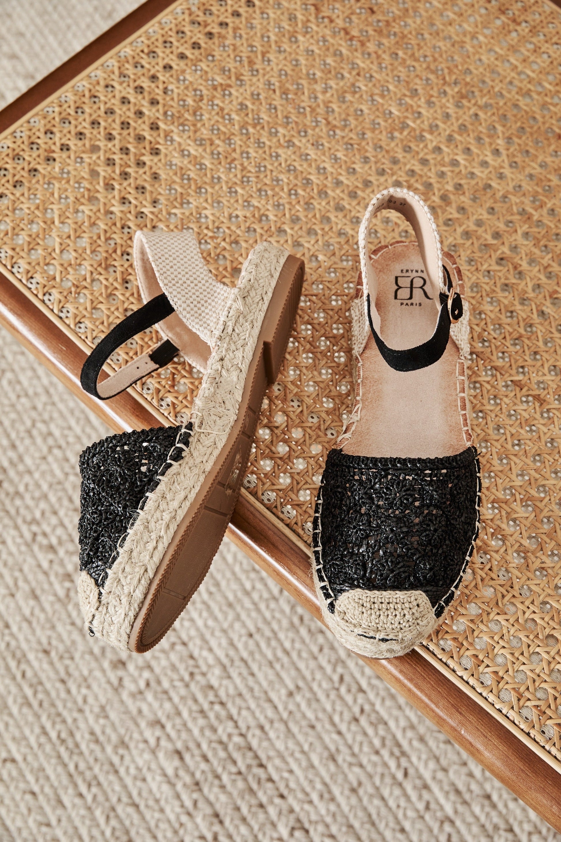 Isadora Black Espadrille