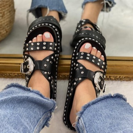 Marleen Black slipper