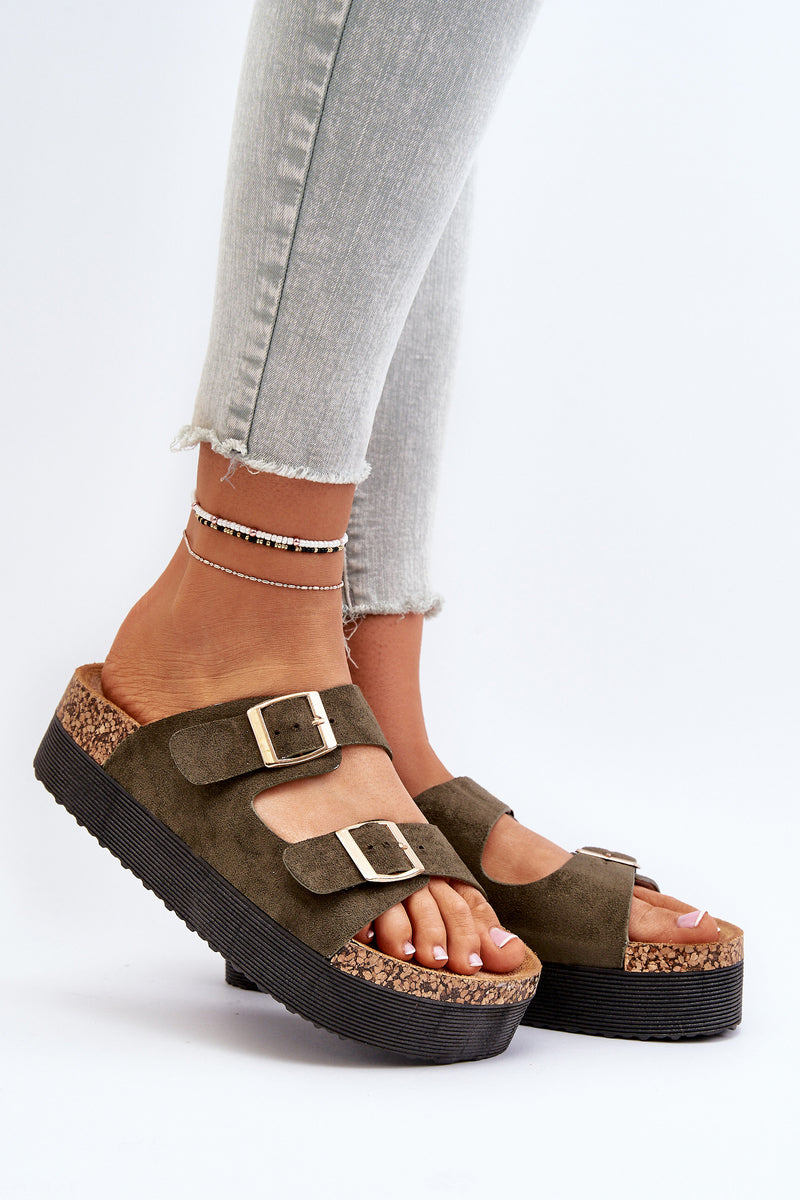 Nadine Green Slipper
