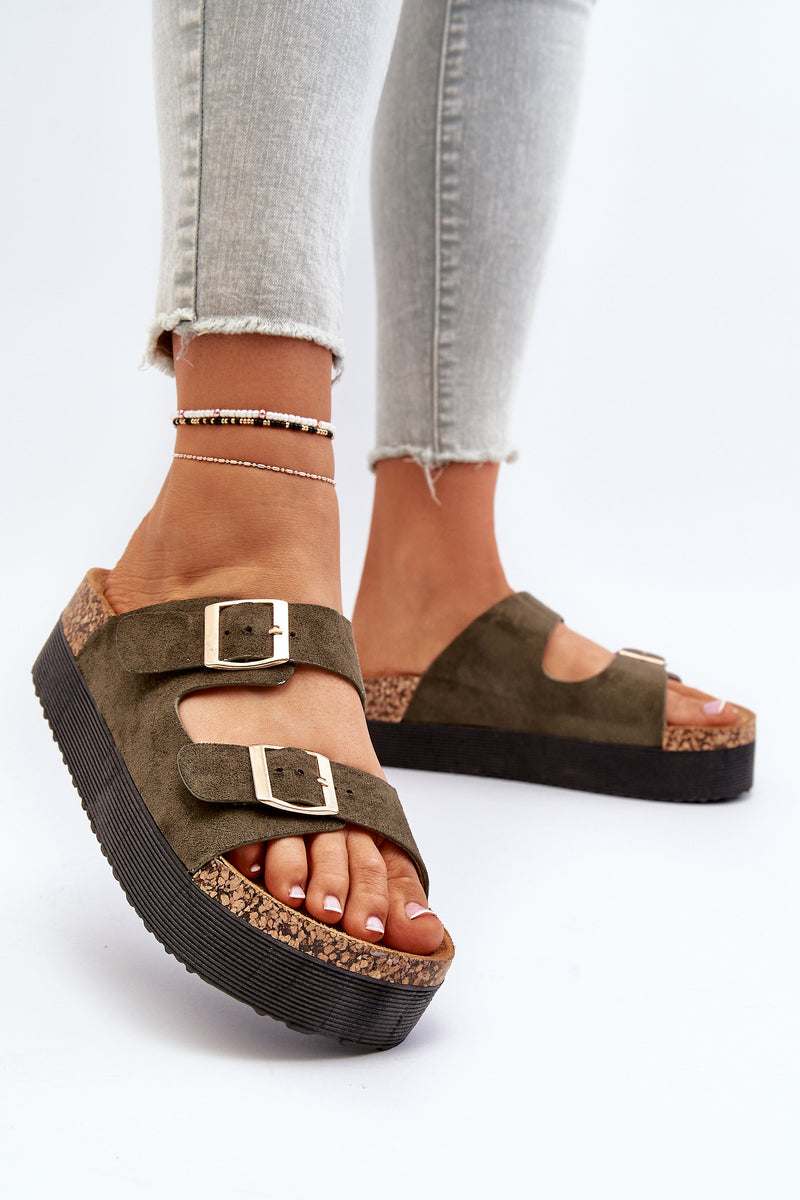 Nadine Green Slipper