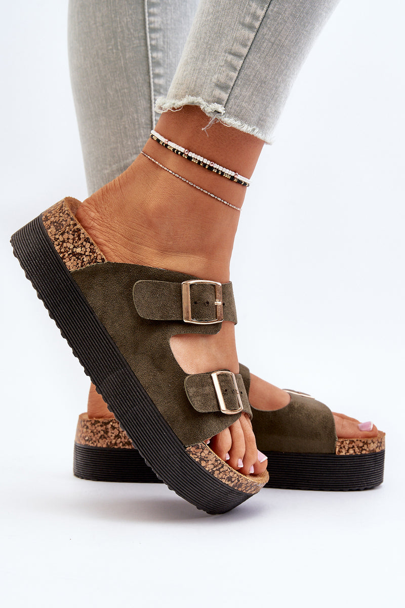 Nadine Green Slipper
