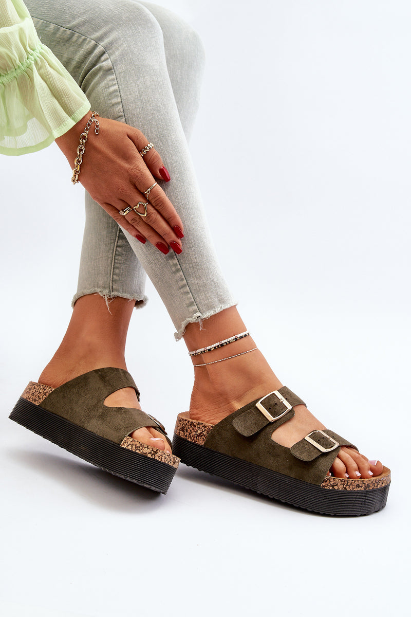 Nadine Green Slipper