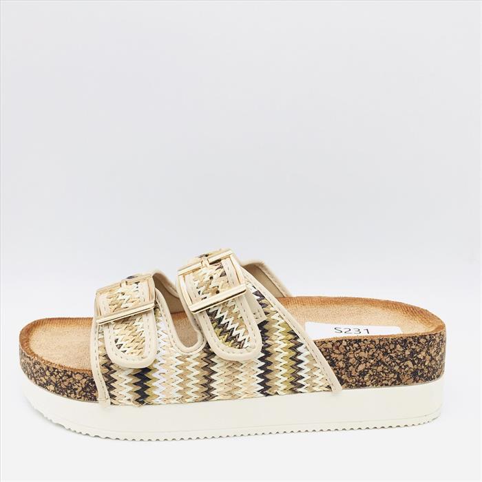 Faria Beige Slippers