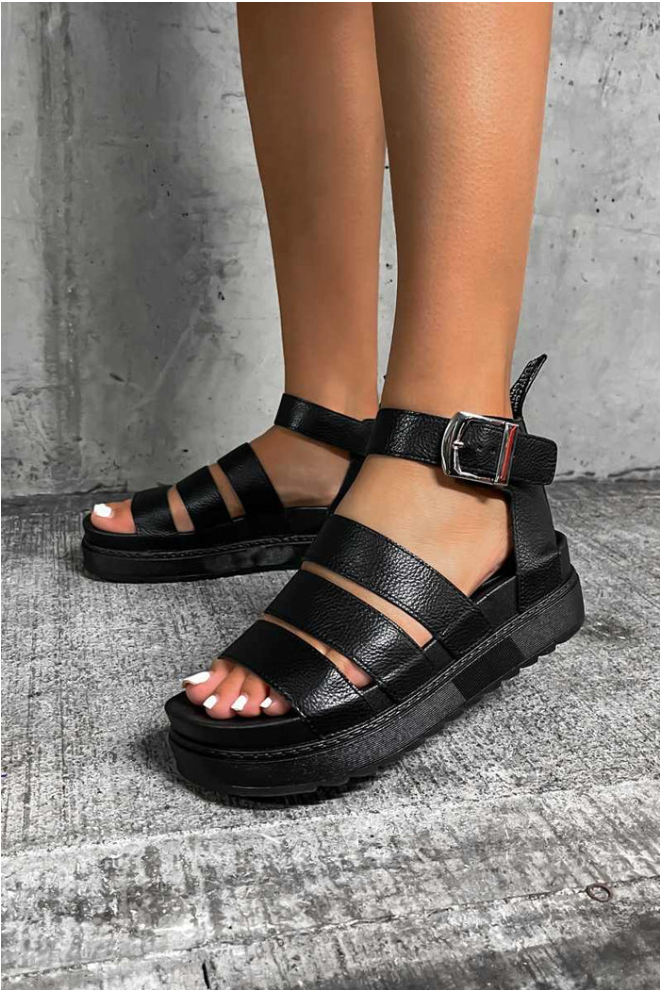 Take It Black Sandaal