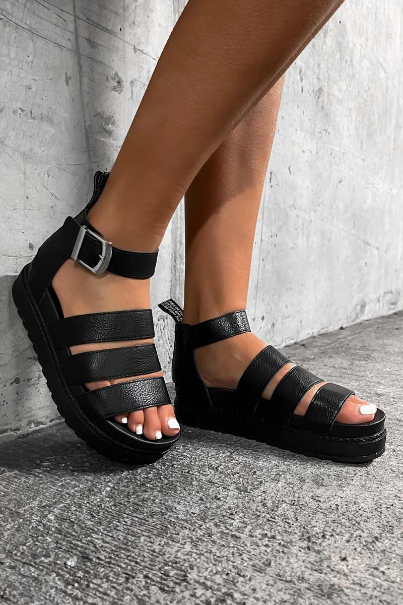Take It Black Sandaal