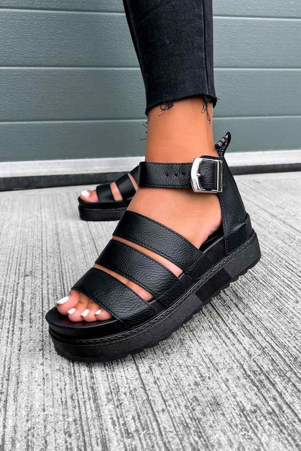 Take It Black Sandaal