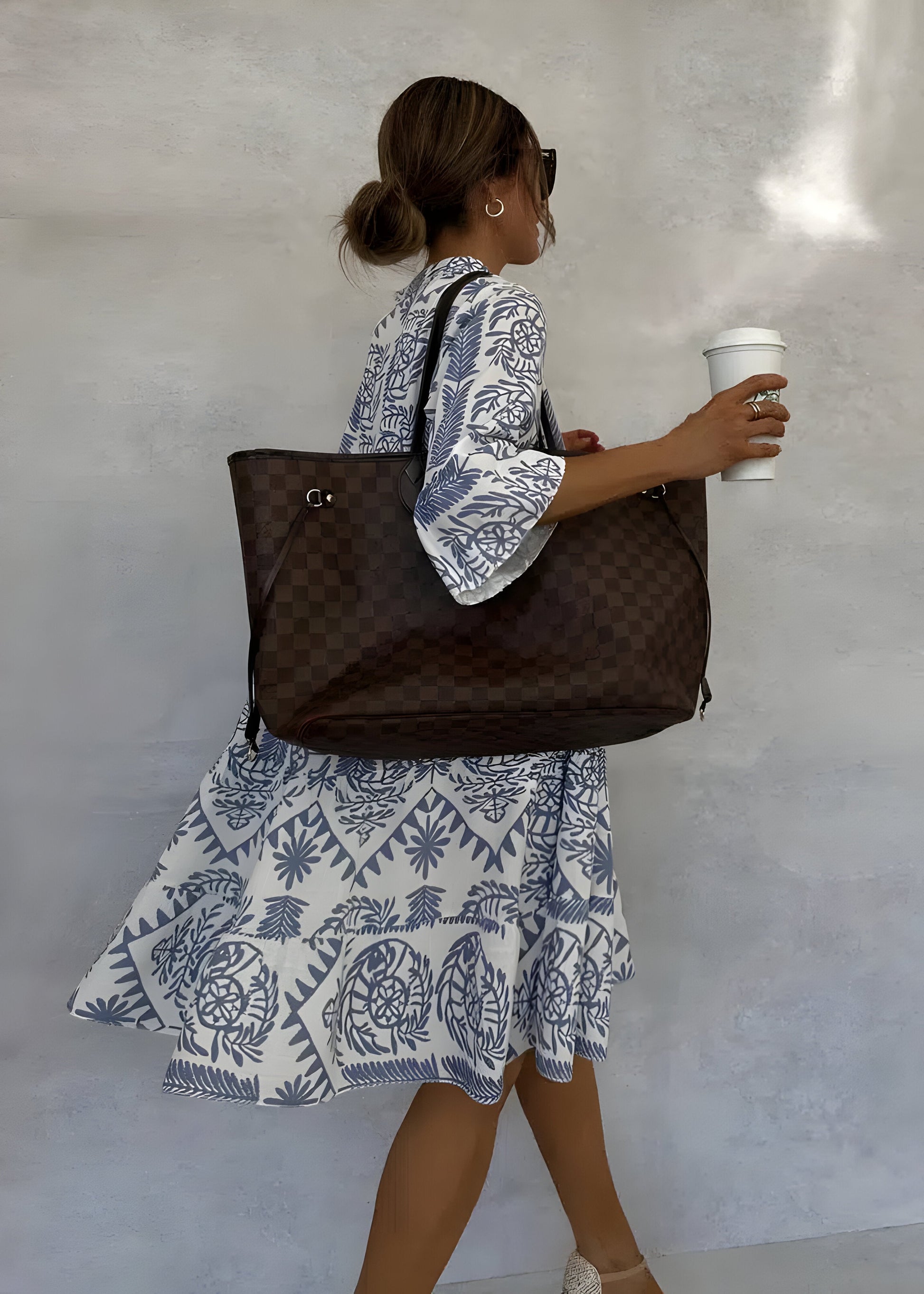Idalina™ | Modieuze Jurk met Print
