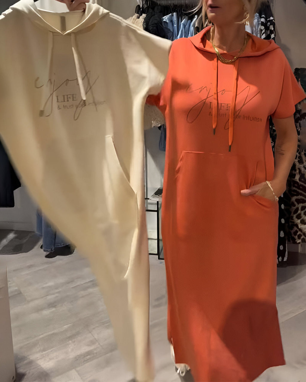 Saskia™ | Casual Hoodie Jurk