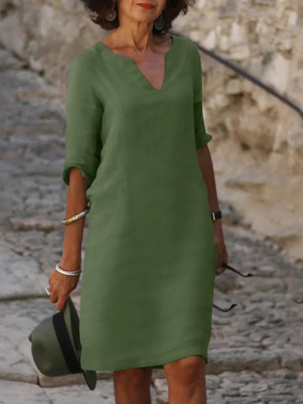 Josette™ | Elegante Jurk met V-hals