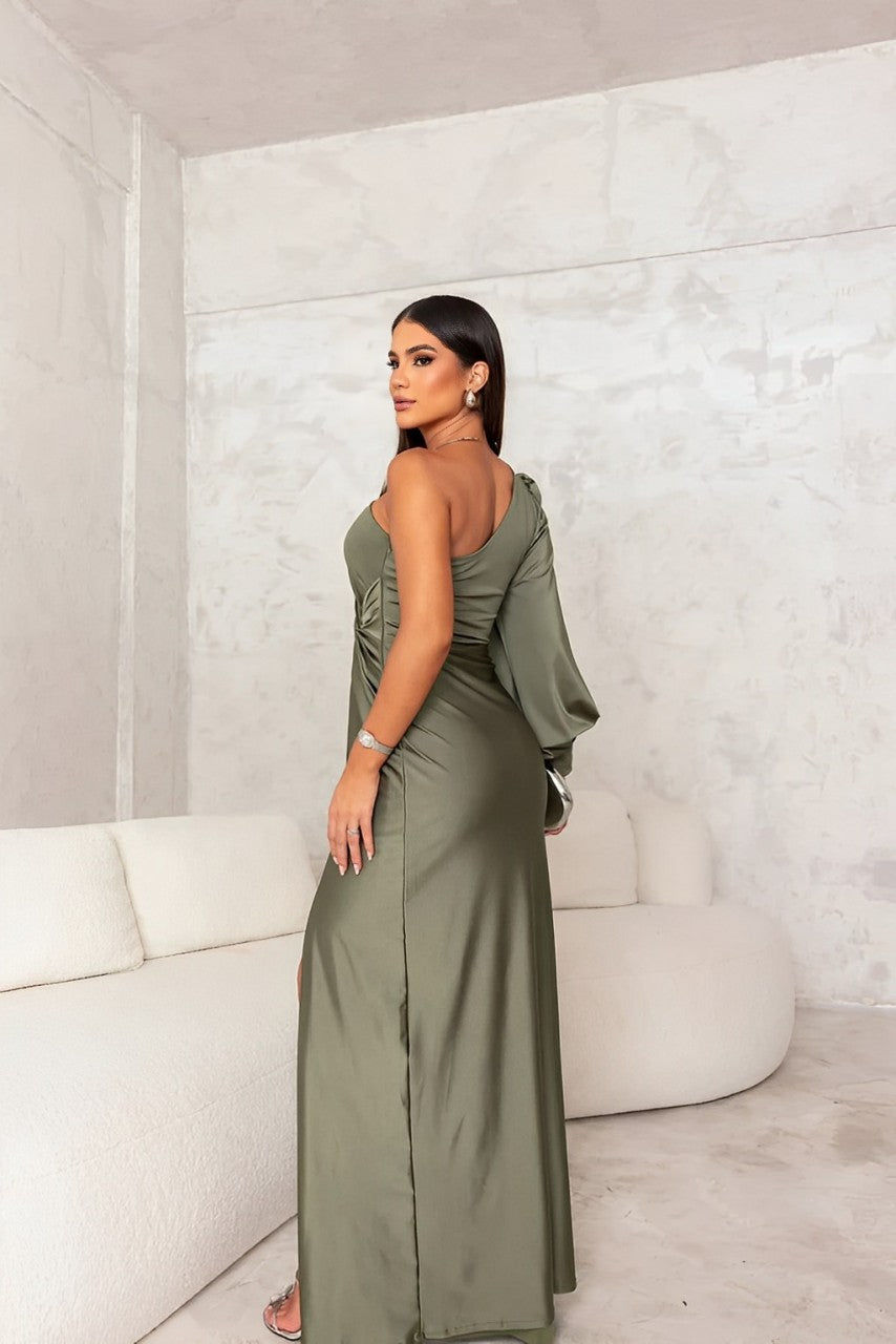 NOVERA™ | Elegante One-Shoulder Jurk